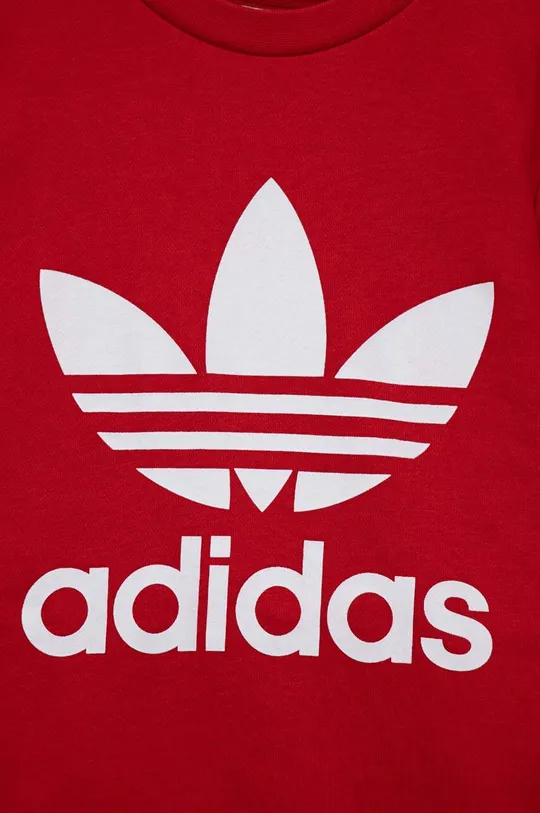 crvena Dječja trenirka adidas Originals