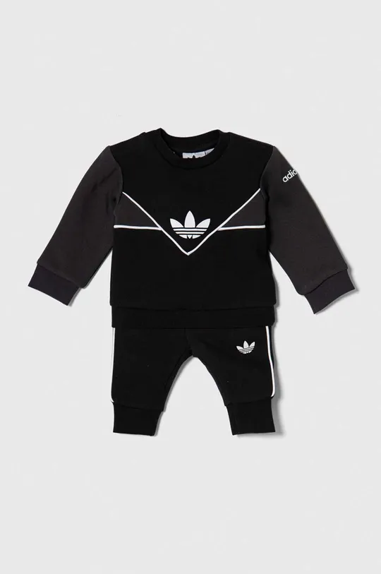 czarny adidas Originals dres niemowlęcy Dziecięcy