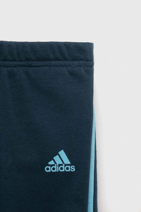 голубой Детский спортивный костюм adidas