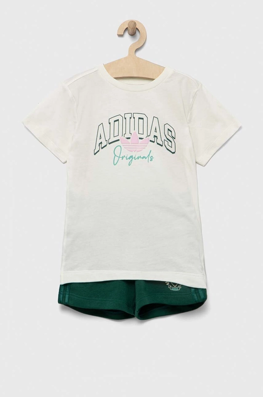 Otroški komplet adidas Originals zelena