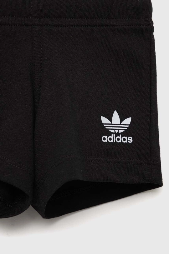 crna Pamučlni komplet za bebe adidas Originals