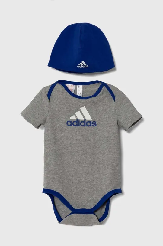 plava Bodi za bebe adidas Dječji