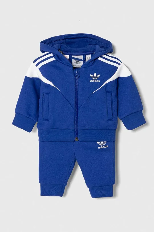 modrá Tepláková súprava pre bábätká adidas Originals Detský
