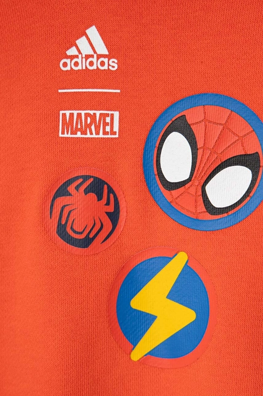 Detská tepláková súprava adidas x Marvel Základná látka: 70 % Bavlna, 30 % Polyester Podšívka kapucne : 100 % Bavlna Elastická manžeta: 95 % Bavlna, 5 % Elastan