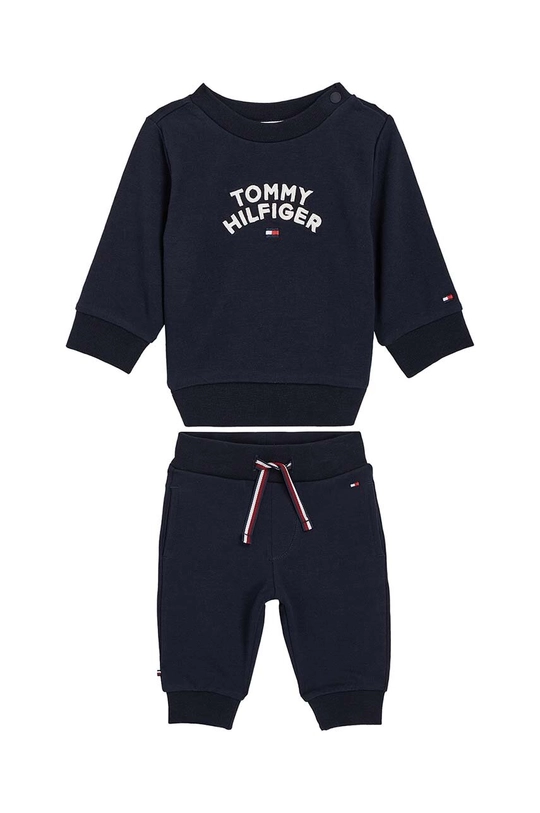 tmavomodrá Tepláková súprava pre bábätká Tommy Hilfiger Detský