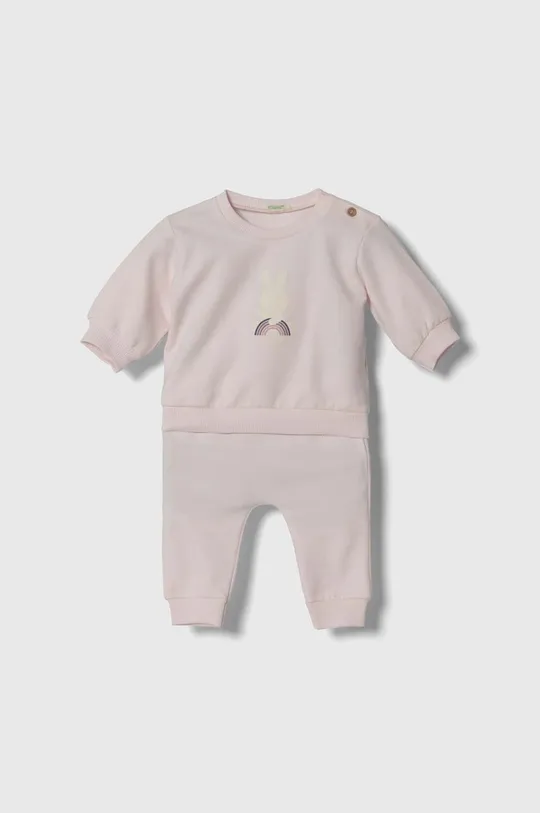 рожевий Комплект для немовлят United Colors of Benetton Дитячий