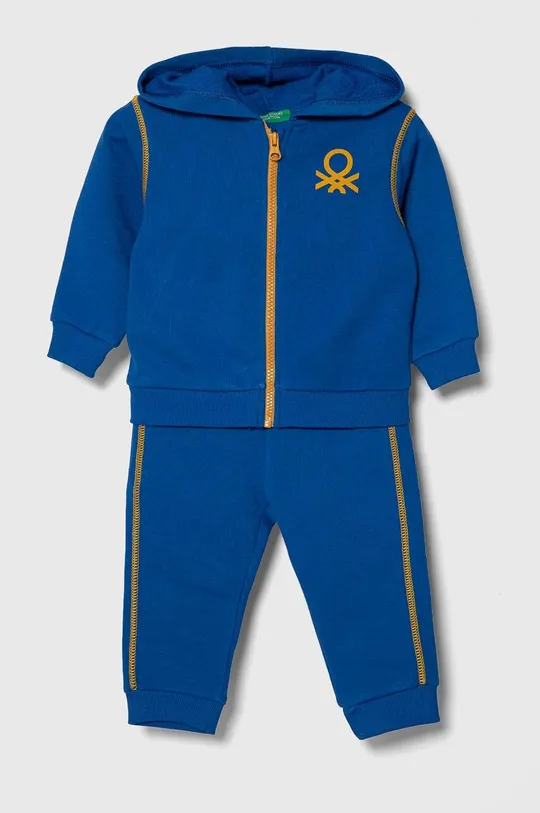μπλε Παιδική βαμβακερή αθλητική φόρμα United Colors of Benetton Παιδικά