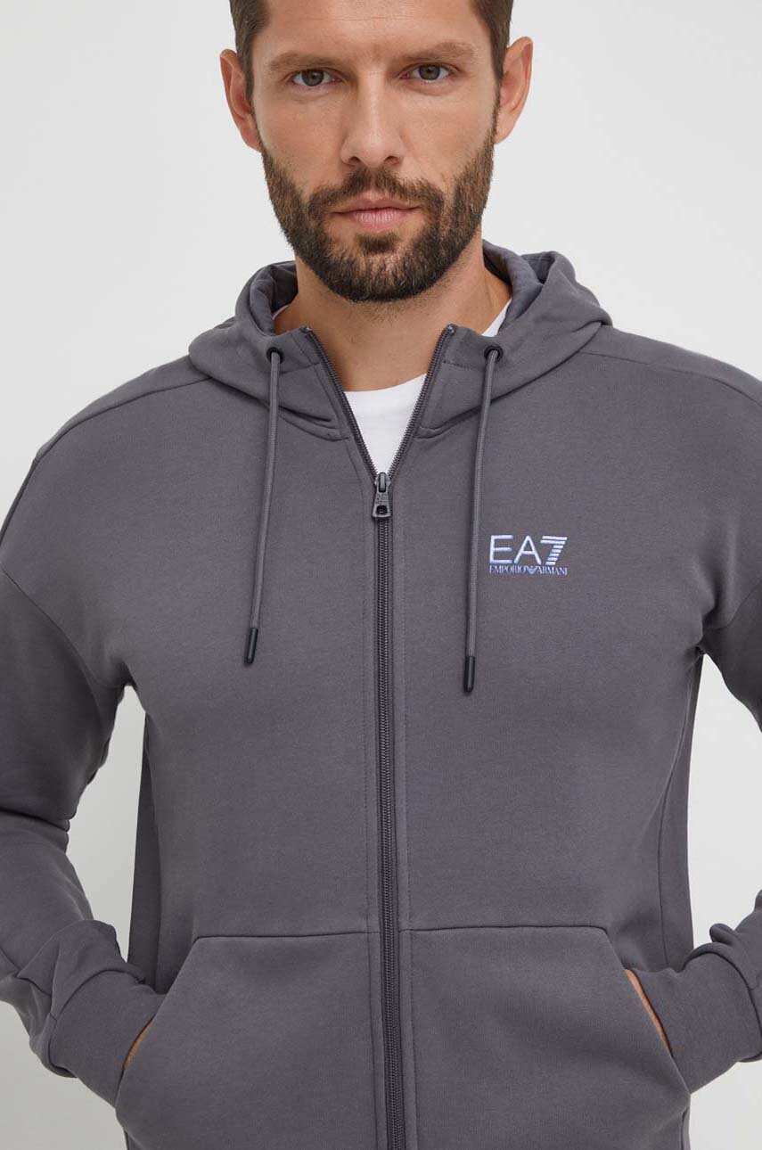 Спортивный костюм EA7 Emporio Armani мужской цвет серый | ANSWEAR.ua