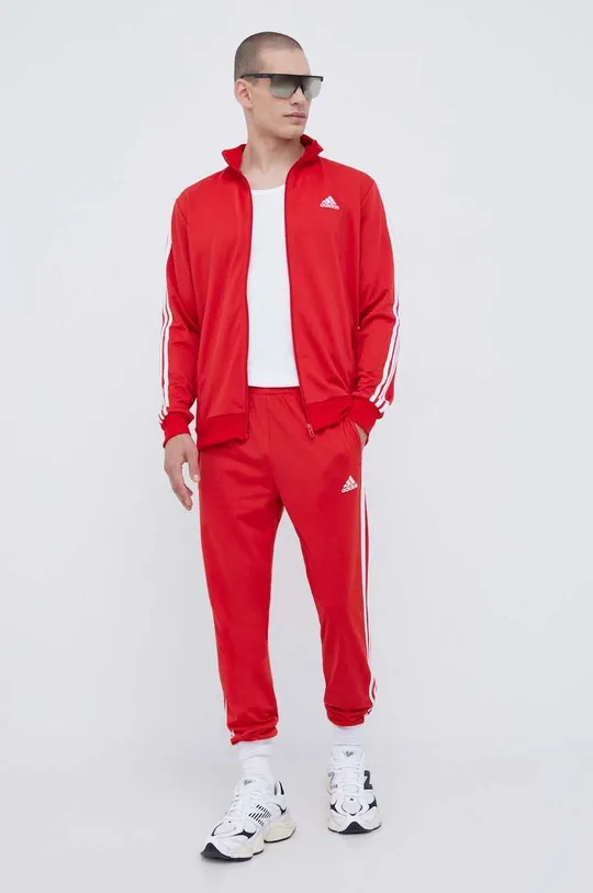 Спортивный костюм adidas красный