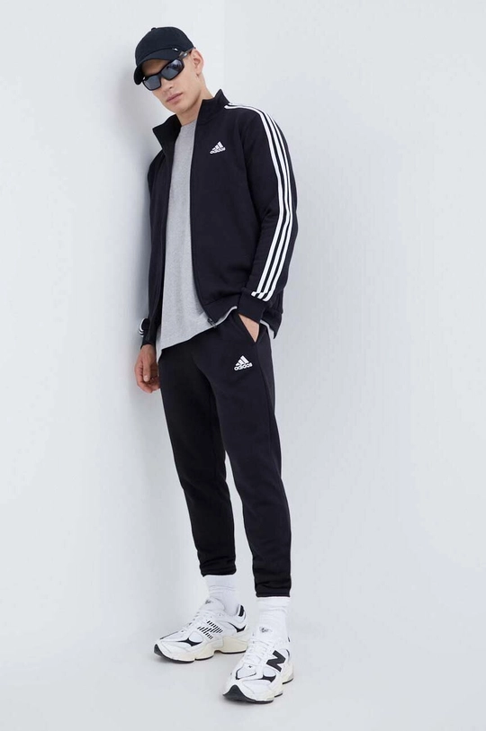 czarny adidas dres Męski