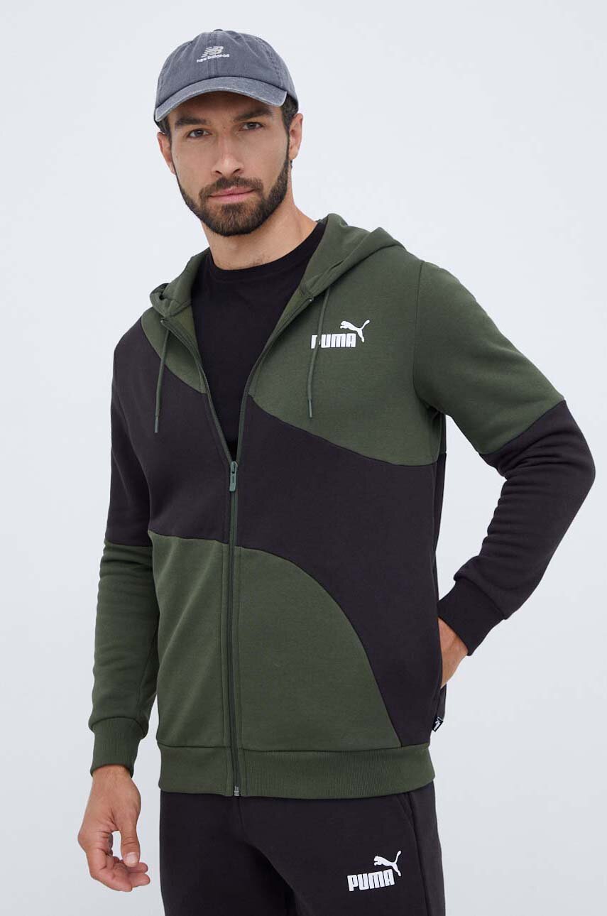 Спортивный костюм Puma мужской цвет зелёный | ANSWEAR.ua