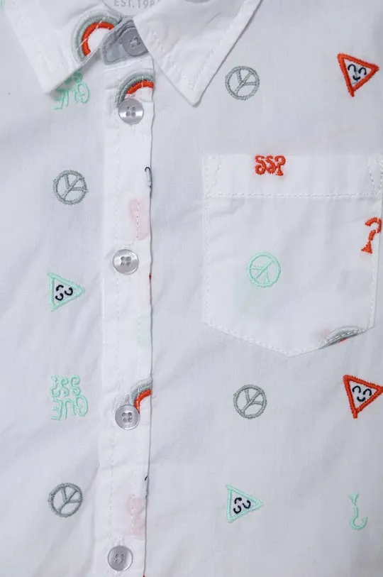 Detská bavlnená košeľa Guess  Základná látka: 100 % Bavlna Výšivka: 100 % Polyester