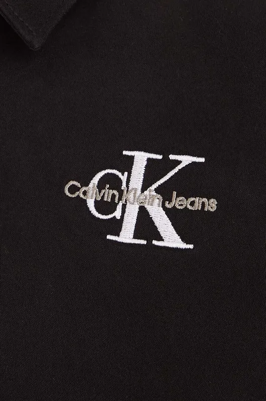 μαύρο Παιδικό πουκάμισο Calvin Klein Jeans