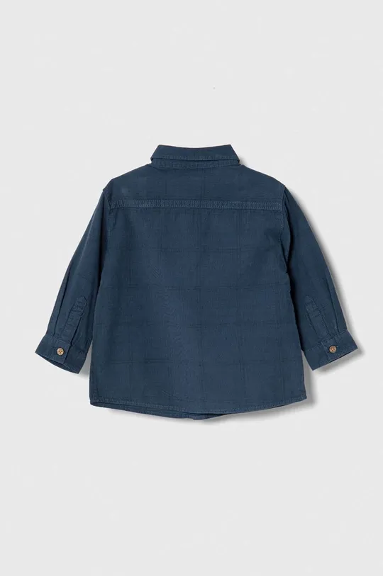 Μωρό βαμβακερό πουκάμισο Mayoral σκούρο μπλε