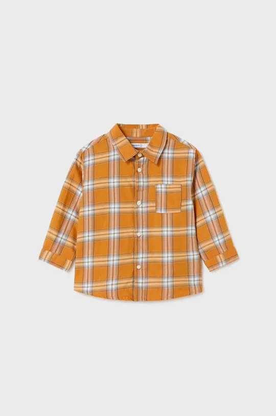 πορτοκαλί Μωρό βαμβακερό πουκάμισο Mayoral Για αγόρια