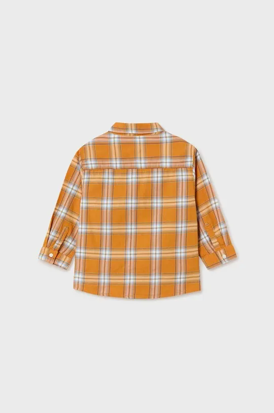 Bavlnená košeľa pre bábätká Mayoral oranžová
