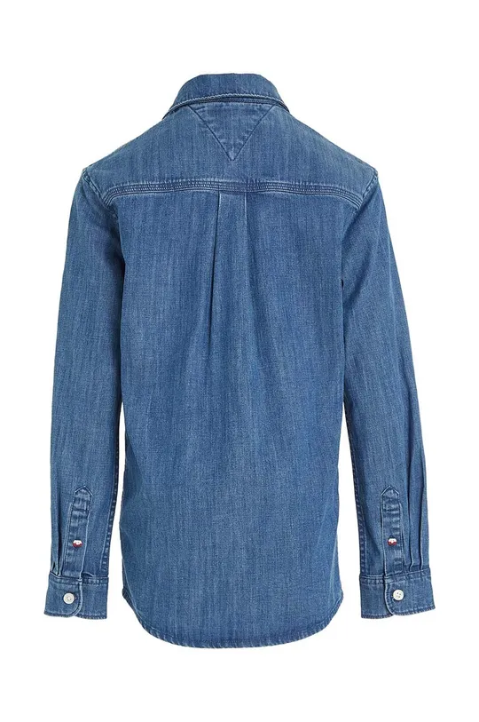 Tommy Hilfiger koszula jeansowa dziecięca niebieski