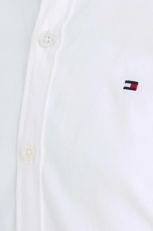 λευκό Παιδικό βαμβακερό πουκάμισο Tommy Hilfiger