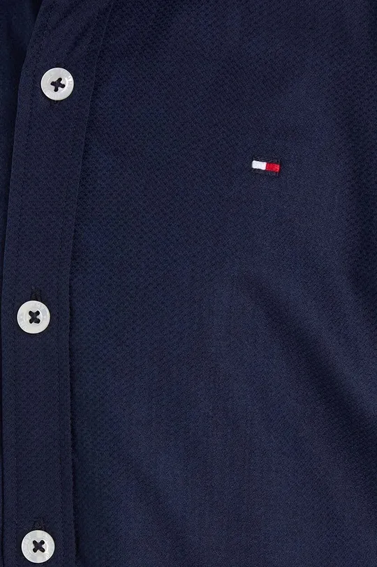 čierna Bavlnená košeľa Tommy Hilfiger