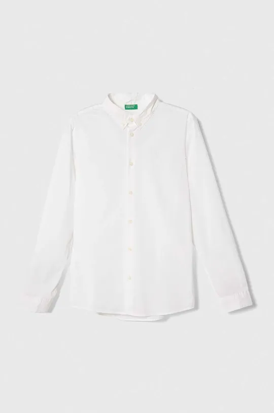 λευκό Παιδικό πουκάμισο United Colors of Benetton Για αγόρια