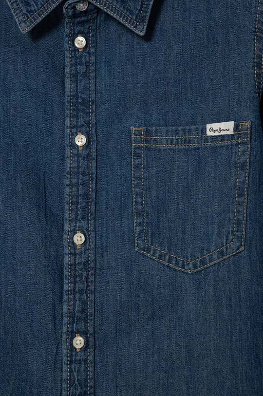 Pepe Jeans koszula jeansowa dziecięca 100 % Bawełna
