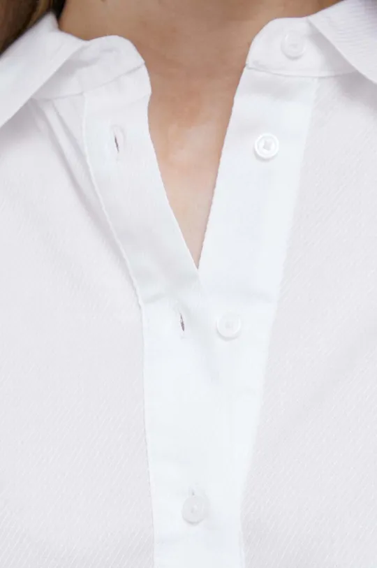 Хлопковая блузка Dkny белый