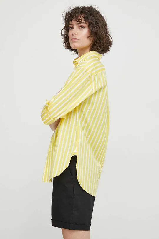 giallo Polo Ralph Lauren camicia in cotone Donna