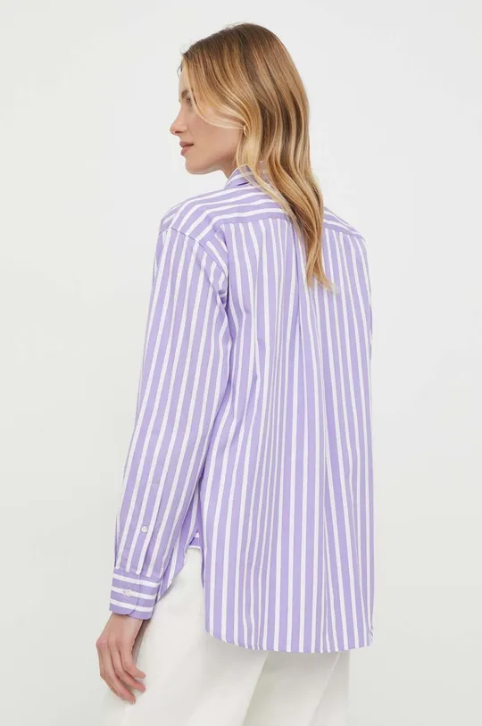 vijolična Bombažna srajca Polo Ralph Lauren