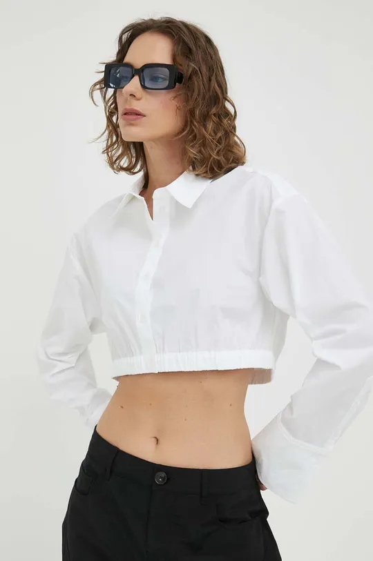 λευκό Βαμβακερό πουκάμισο Herskind