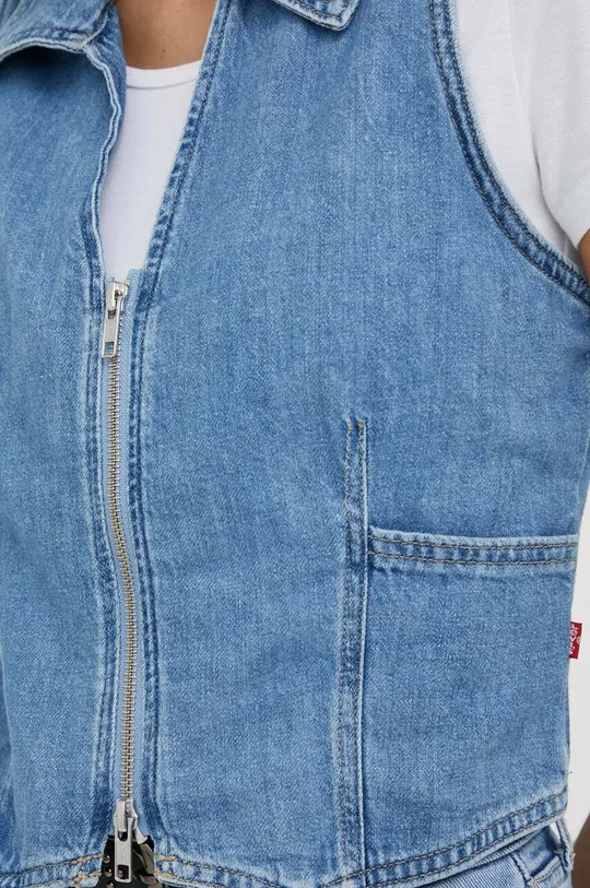 niebieski Levi's kamizelka jeansowa