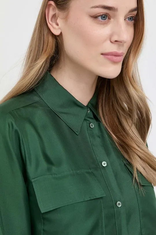 zelena Svilena srajca MAX&Co.