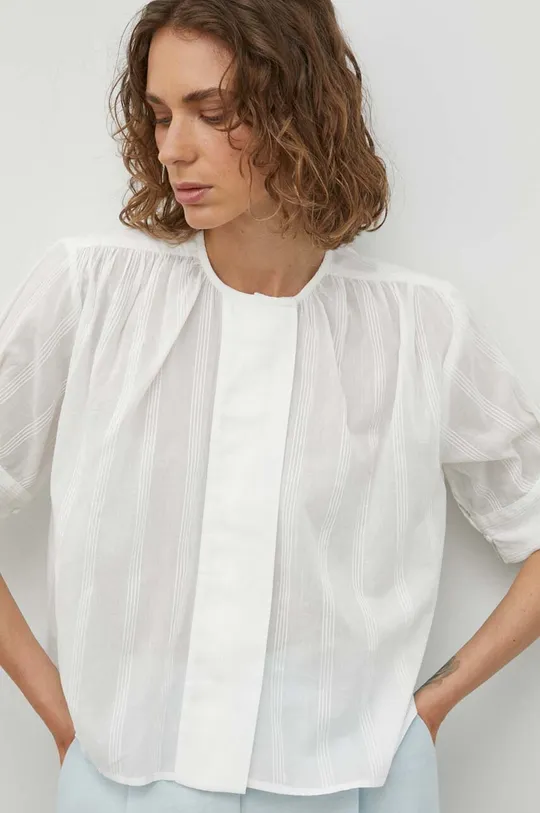λευκό Βαμβακερό πουκάμισο Day Birger et Mikkelsen Γυναικεία