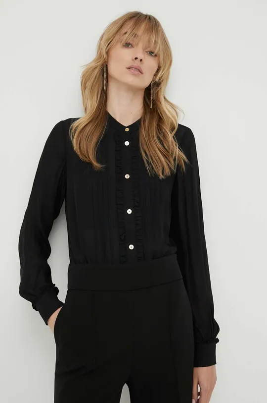 μαύρο Μεταξωτό πουκάμισο MICHAEL Michael Kors Γυναικεία