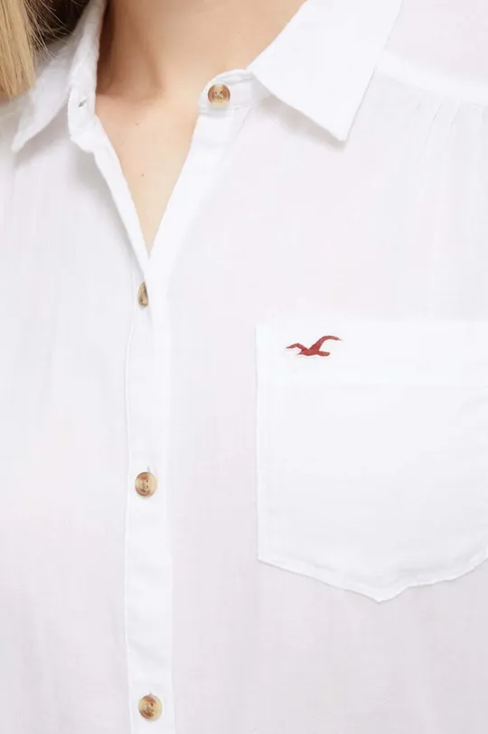 Βαμβακερό πουκάμισο Hollister Co. Γυναικεία