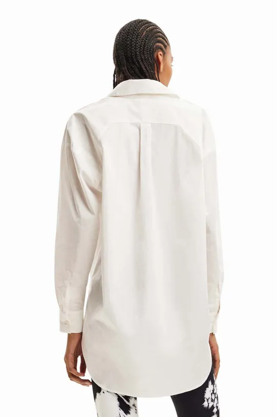 Pamučna košulja Desigual bijela