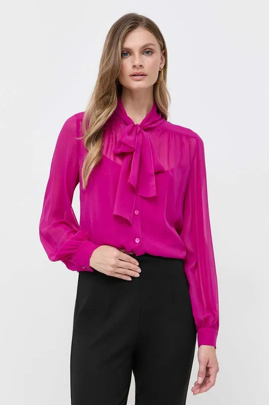 ροζ Μεταξωτό πουκάμισο Luisa Spagnoli Γυναικεία