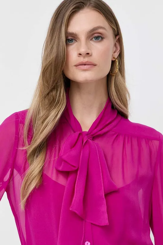 ροζ Μεταξωτό πουκάμισο Luisa Spagnoli