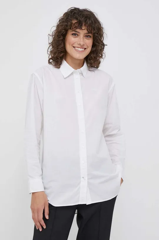 λευκό Βαμβακερό πουκάμισο Pepe Jeans LIZA Γυναικεία