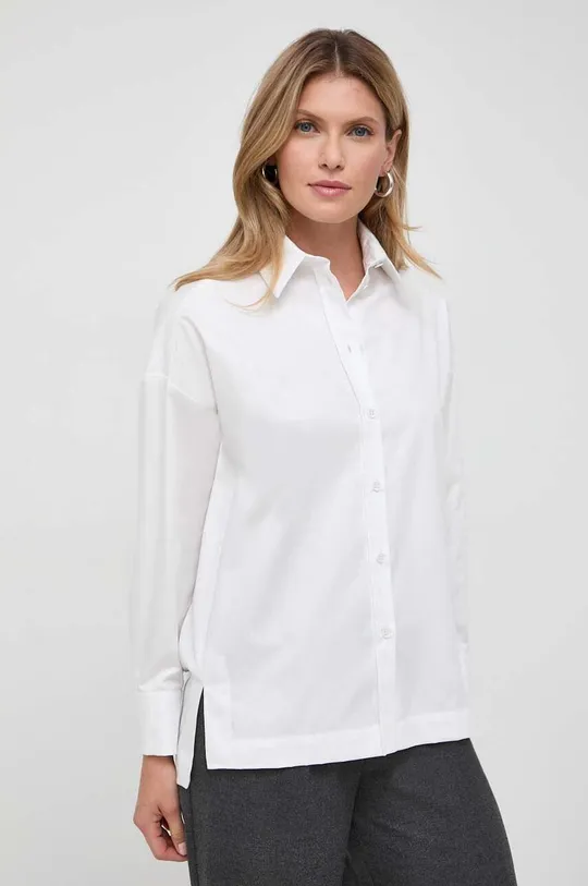 λευκό Βαμβακερό πουκάμισο Max Mara Leisure