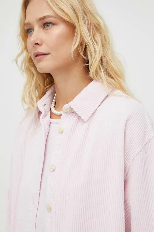 ružová Bavlnená košeľa American Vintage