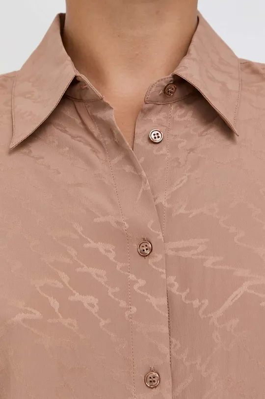 Tričko s prímesou hodvábu Pinko Dámsky