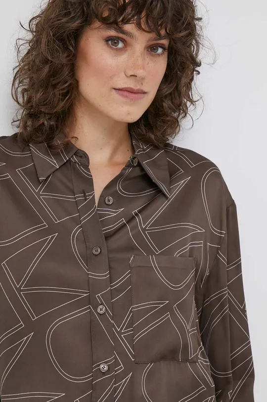 коричневый Рубашка Calvin Klein