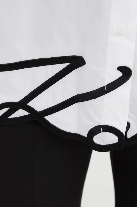 Bombažna srajca Karl Lagerfeld Ženski