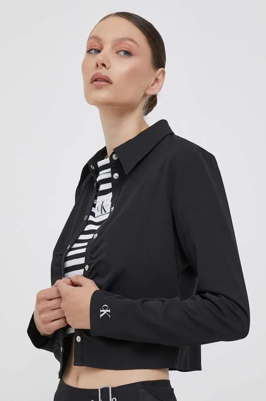 crna Košulja Calvin Klein Jeans Ženski