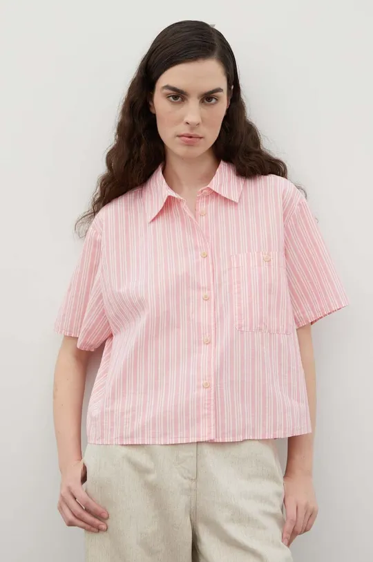 różowy American Vintage koszula bawełniana