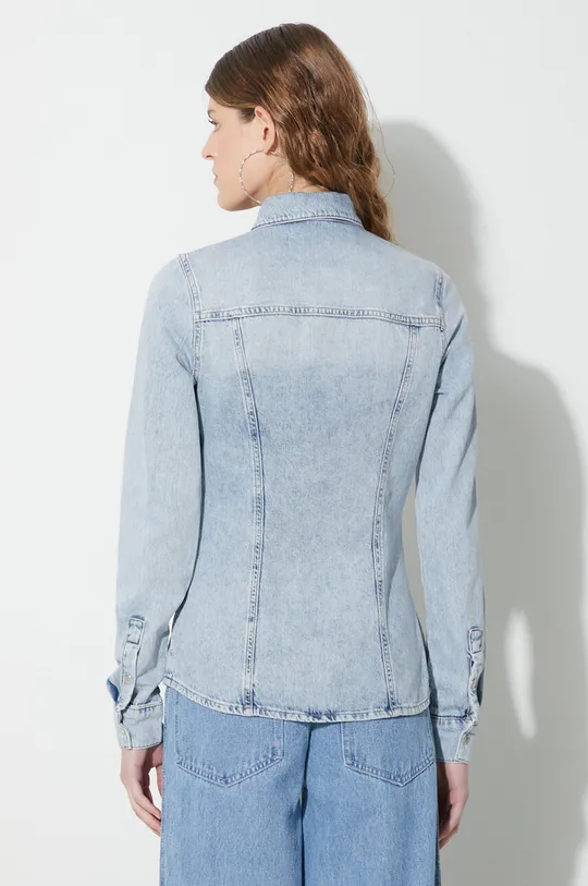 Джинсова сорочка Karl Lagerfeld Jeans блакитний