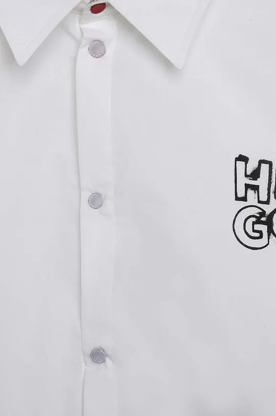 Dječja pamučna košulja HUGO  100% Pamuk
