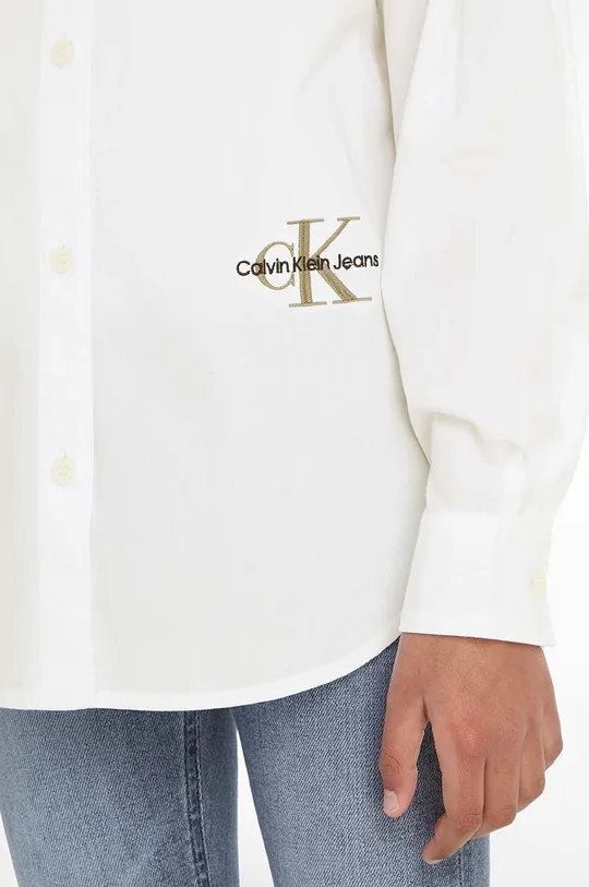 Otroška bombažna srajca Calvin Klein Jeans Dekliški