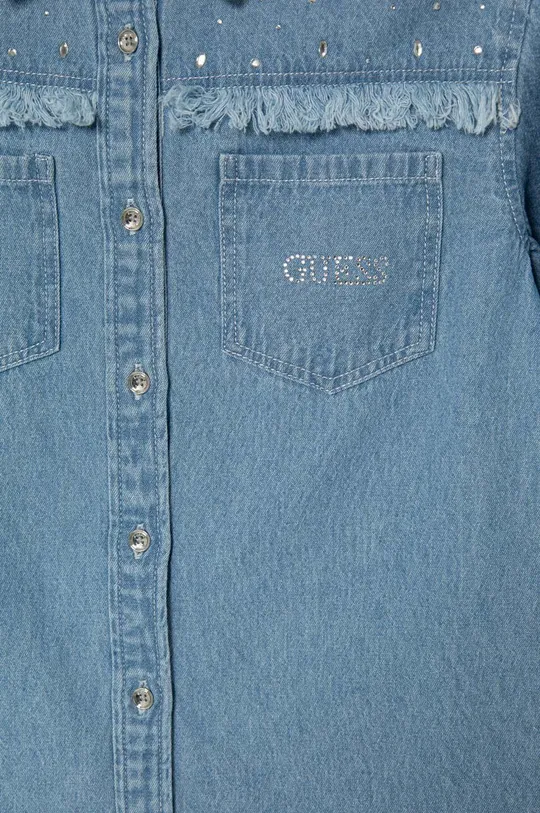 Otroška jeans srajca Guess 100 % Bombaž