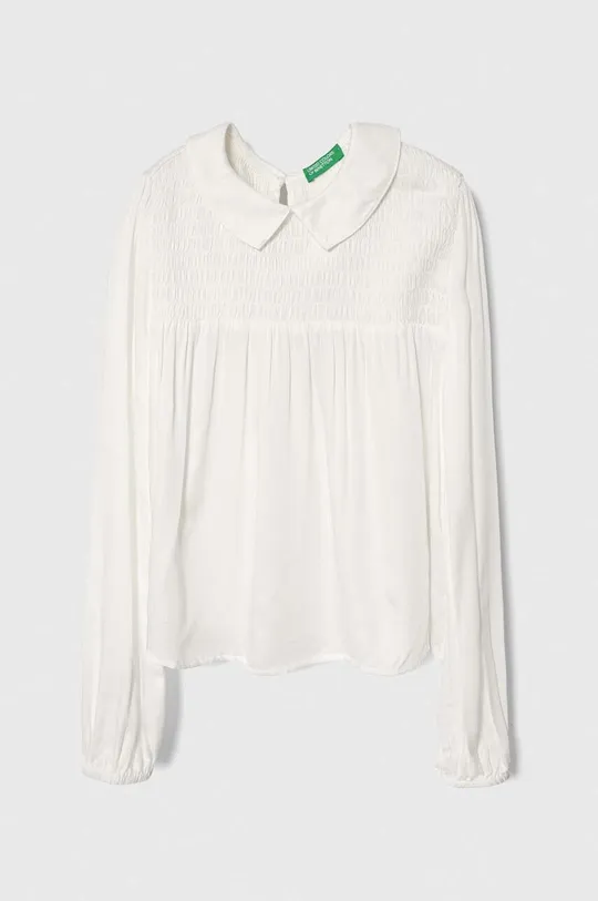 белый Детская блузка United Colors of Benetton Для девочек